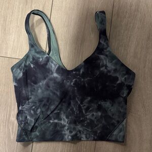 Lululemon Athletica Black and Gray Sports Bra